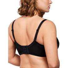 Minimizer Bras For Women Full Coverage Underwire Bras Plus Size Lifting Lace Bra For Heavy Breast - Black - View 5