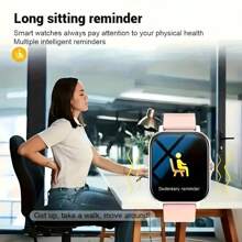 LOMAXFR Smart Watch, Custom Wallpaper, Multiple Sports Modes, Sports Tracking, Wireless Calling/Dialing, SMS Reminder, Call Reminder And Rejection, Weather Forecast, Unisex, Suitable For IOS/Android, Holiday Gift, Birthday Gift.