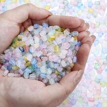 200/500 buc Mărgele de perle transparente mate cu ochi de pisică, visătoare, mărgele decorative de culoare gradient, potrivite pentru brățări DIY, coliere, brelocuri și accesorii de bijuterii