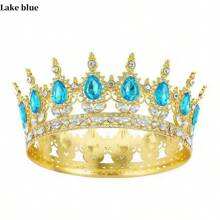 1 Stück Mehrfarbige Prinzen- & Königinkrone, geeignet als Geburtstagsparty- oder Volljährigkeitsgeschenk für Mädchen, kann im Alltag und auf Partys getragen werden, süße Krone, perfekt für Geburtstagsfeiern