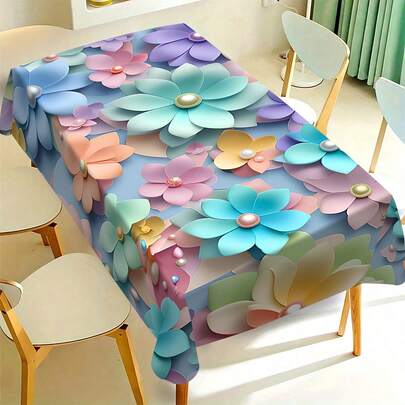 1/20pcs, New High-End Light Luxury Series, Creative Three-Dimensional Printed Tablecloth, Desktop Decoration Supplies, Practical, Suitable For Holiday Parties, Restaurants, Desktop Protection, Home Kitchen And Other Various Scenes
