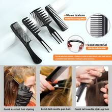 Combs - 10 Pcs Hair Comb Set - View 2