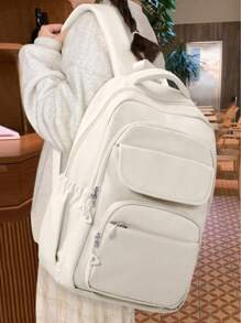 New School Backpack, Laptop Backpack Fits 14-15.6 Inch Notebook For Girl Boy, Lightweight Durable School Bookbag, Water Resistant Schoolbag Book Bag