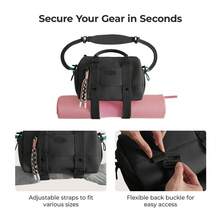 Reiki Mini Gym Duffle Bag 5.5L Capacity, Waterproof PVC Pocket, Adjustable Straps, Padded Shoulder Strap, Ideal For Gym & Daily Use FathersDayGift - Blue - View 7