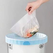 30/60/90pcs Garbage Bags, Sturdy & Disposable Multi-Functional Kitchen Drain Bags, Made Of PE Material, Food Waste Collection Bags, Filter Dirty Water, Collect Residue