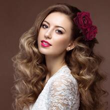 1 Piece Women's Rose Hair Clip Rose Side Comb Flamenco Flower Day Of The Dead Costume Mexican Wedding Party Mother's Day Hair Accessory - 1 miếng màu đỏ - Xem 3