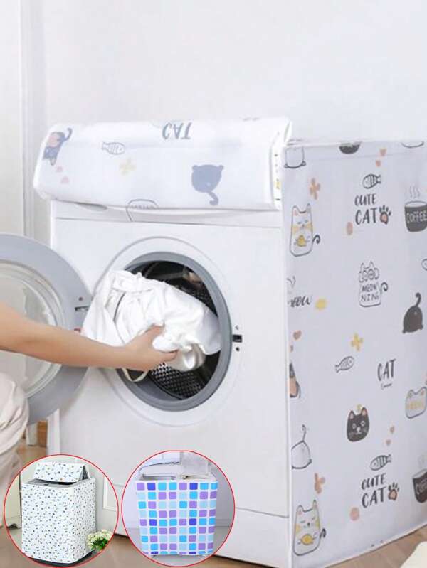 3-In-1 Drum, Top Load & Double Pole Washing Machine Dust Cover, Comprehensive Protection, One Size Fits Your Needs
