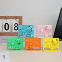 1 pieza Juguete antiestrés de estilo deslizante con impresión 3D, juguete de descompresión con empuje infinito, juguete girador de manos, cubo de rompecabezas, almohadilla multifuncional antiestrés