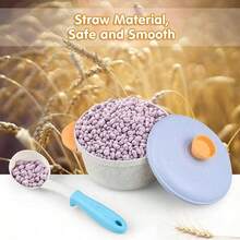 幼儿过家家茶具套装、婴儿厨房玩具套装、草编茶壶和杯子套装、女孩礼物（颜色随机）