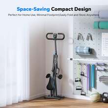 MERACH 2 In 1 Squat Rowing Machine, Easy Setup And Foldable Exercise Equipment, Glute Trainer, Glutes And Leg Home Workout(Grey) - Grey - View 8