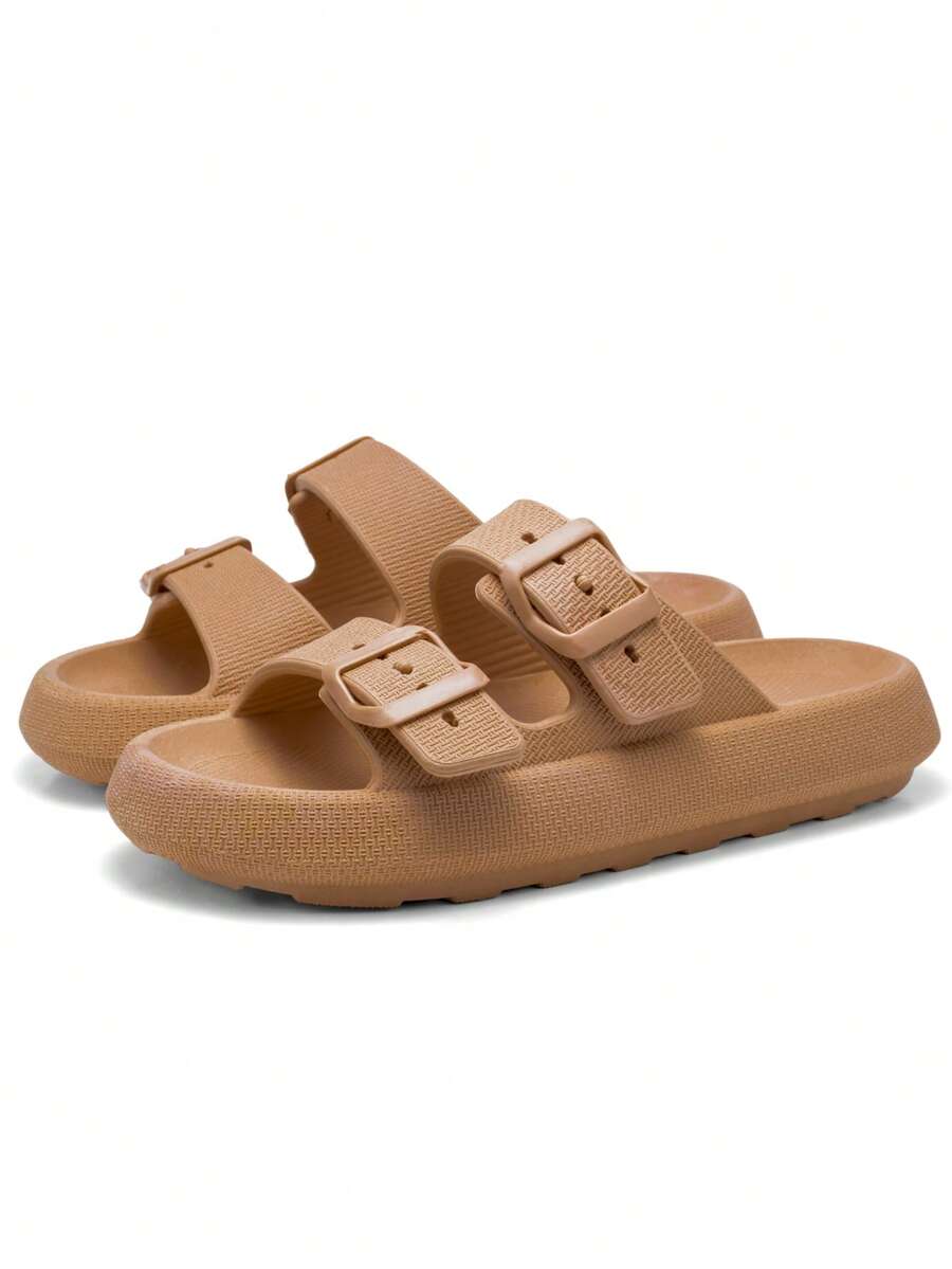 Women's Comfortable Sandal Flat Flip-Flop Cloud Style New Release - Lạc đà - Xem 1