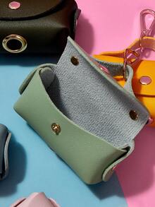 PETSIN Przenośny skórzany dozownik woreczków na psie odchody / uchwyt na odpady dla zwierząt, wielokolorowy do użytku transgranicznego - Wielokolorowe - Zobacz 4