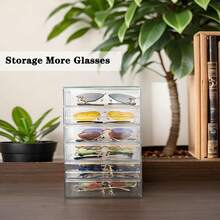 Acrylic 6 Drawers Storage Organizer Hair Accessories Stackable Containers Box Cosmetics Jewelry Stationery Storage Organization Drawers Set (6 Drawers) - 6 Drawers - View 7