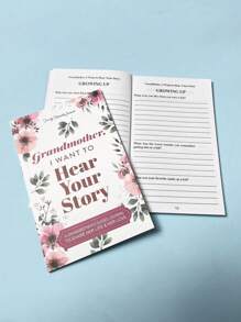 1pc Blue Cover Dad, I Want To Hear Your Story. As A Father's Day Gift Notepad Back To School