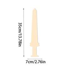 5pcs/Pack 7cm*35cm Unfinished Wooden Sword Set, Handmade DIY Painting Wooden Sword Blanks, Wooden Swords, Pirate Swords, DIY Craft Swords, Painting Wooden Crafts, Includes Colored Pens And Stickers, Suitable For Birthday, Family Gathering Handmade Craft Making, Party Supplies Handcraft Set - Multicolor - View 3