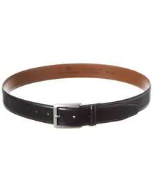 Bruno Magli Dante Leather Belt - Black - View 1