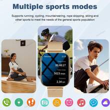 Smartwatch, Wireless Calling/Dialing, Multi-Sport Mode, Call Reminder And Rejection, Message Reminder View, Multiple App Reminders, Suitable For Men And Women, Outdoor Sports Watch, Custom Wallpaper, Suitable For Android/IOS - 很多色 - 查看 7