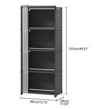 1 件独立式金属衣架，带防尘罩，非常适合在卧室、客厅或公寓存放衣服、鞋子、毯子和配饰，功能性设计，金属结构，适合橱柜系统安装