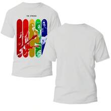 Playera Banda The Strokes – Elegancia y Rock de los 2000s 13 - Blanco - Ver 2