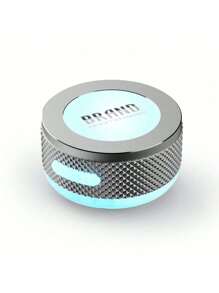 1 buc nou difuzor Bluetooth cu conducție osoasă, formă de carcasă metalică cu ventuză, tun de sunet mic, mini subwoofer, difuzor portabil magnetic metalic, tun de oțel mic, volum mic