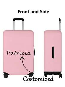 Custom Suitcase Cover 18-32 Inch Flexible Suitcase Cover For 18- To 32-Inch Suitcases Personal Custom Suitcase Cover Custom Name Pattern Scratch-Proof Protector Suitcase Protector Suitcase Cover Protective Cover Dustproof Cover Trolley Suitcase Dustproof Cover Travel Accessories Shop Back To School, - Multicolor - View 2