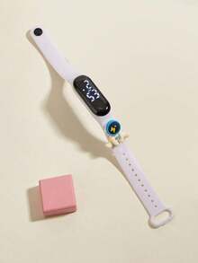 3 件儿童电子手表带数字 LED 显示屏，酷炫宇航员宇航员 M3 电子手表适合中小学生旅行，佩戴方便，时尚百搭，生日礼物，返校季礼物，返校季礼物，电子手表组合套装 - 彩色 - 查看 13