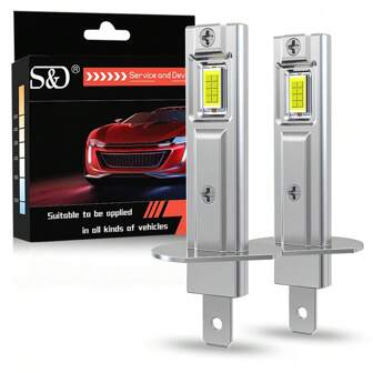 S&D H1 LED Headlight Bulb Mini H4 H7 H11 9005 HB3 9006 HB4 20000LM CSP For Car Headlamp Fanless Light Auto Diode Fog Lamps 12V 6000K Automobile