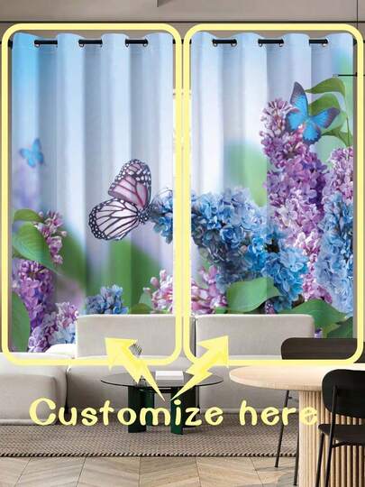 Custom Blackout Curtains - Light-Filtering, Wireless Design, Top Ring For Easy Hanging, Suitable For Decorating Living Room, Library Or Balcony, Living Room Curtains | Neutral Decor Curtains | Polyester Curtains, Bedroom Curtains, Christmas & Halloween, Home & Commercial Use