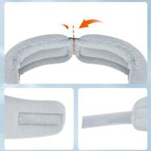 1/3/5件颈部保护装置，旅行颈托，用于矫正前倾头部姿势，男女通用颈部支撑，适合商务旅行、办公室、居家休息 - 彩色 - 查看 8