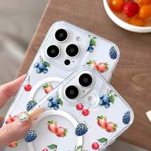 Funda para phone 15 Pro Max/ ... 6e/16/15/14/13/12/11/ProMax/Pro/Plus/XSMax/XS/X, Compatible con Samsung Galaxy S22/S23/S24/S25/Plus/FE/ - Transparente 2 - Ver 2