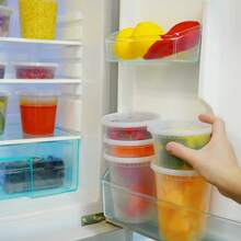 TashiBox - Set Of 40 Plastic Containers With Airtight Lids, Food Storage Containers, , Slime, Soup, Meal Prep Containers, , Stackable - 16oz-24sets+32oz-24sets+54lids - View 11