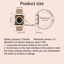 GUHUAVMI Women's Luxury Smart Watch (Answer/Dial Call), 1.59inch(4.03cm) Smart Watch For Android & IOS Phones, IP67 Water Resistant Fitness Watch, AI Voice Features For Women & Men