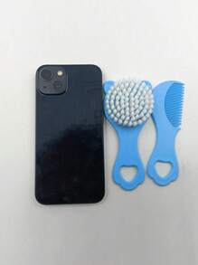 2pcs/Set Baby Cartoon Bear Brush Set, Newborn Baby Anti-Dandruff Brush
