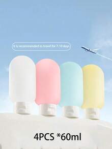 六合一旅行可再填充瓶套装、喷雾器、乳液、洗发水、沐浴露管容器、化妆品液体容器、便携式工具、洗漱包、化妆包、沙滩包、学校用品、旅行必需品、女士、宿舍、浴室、露营配件、男女迷你香水