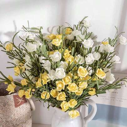 人造玫瑰花，可拆卸和修剪，非常适合家居装饰、道具、婚礼、派对、毕业典礼、生日礼物、情人节和节日庆祝活动