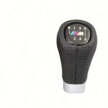 5/6 速手动变速杆旋钮，皮革变速杆头换档旋钮替换件，适用于大多数手动变速箱车辆，兼容宝马 E36、E46、E34 等 - 均碼 - 查看 9