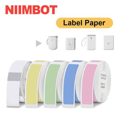  Niimbot Thermal Label Sticker Thermal Gap Paper D Series Self-Adhesive Stickers Color Labels Price Name Tag For NIIMBOT D110/D11/D101/H1S Mini Portable Thermal Printer