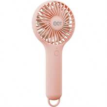 TFFFMini Handheld Fan Small Personal Fan With 3 Speeds Portable Battery Operated USB Rechargeable Makeup Eyelash Dryer Strong Airflow For Travel Office Outdoor Women Men And Pink