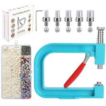 Mașină nouă de presă manuală pentru mărgele de perle, 4mm, 5mm, 6mm, 8mm, 10mm, set de accesorii pentru perle, instrumente DIY pentru artizanat
