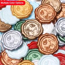 Wax Seal Stickers - Wedding Invitation Envelope Seal Stickers, 30pcs Self-Adhesive Wax Seal Stickers, Perfect For Engagement/Wedding Invitations, Gift Packaging, Envelopes, Souvenir Decorations, Indoor/Artistic Decorations,Back To School,School Supplies