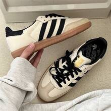 Adidas Originals Unisex Sneakers, 2026 Spring New Samba OG Fashion Casual Sports Shoes, Low-Top T-Toe Shoes ID0478 - Khaki - View 10