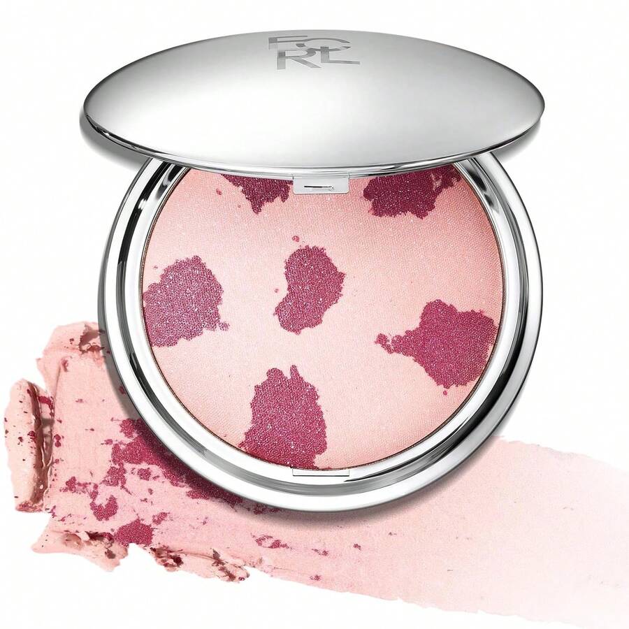 FOCALLURE Shimmer Face Highlighter Makeup Powder, Gel To Powder Glow Finish, Leaving A Lightweight And Healthy Radiance, Long Lasting Luminous Face Body Highlighter Makeup, PK01 Pinkish Galaxy Back To School For Beauty Salon Home Bathroom - PK02 Rosettes Light - View 1