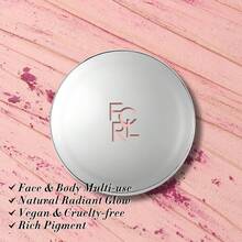 FOCALLURE Shimmer Face Highlighter Makeup Powder, Gel To Powder Glow Finish, Leaving A Lightweight And Healthy Radiance, Long Lasting Luminous Face Body Highlighter Makeup, PK01 Pinkish Galaxy Back To School For Beauty Salon Home Bathroom - PK02 Rosettes Light - View 6