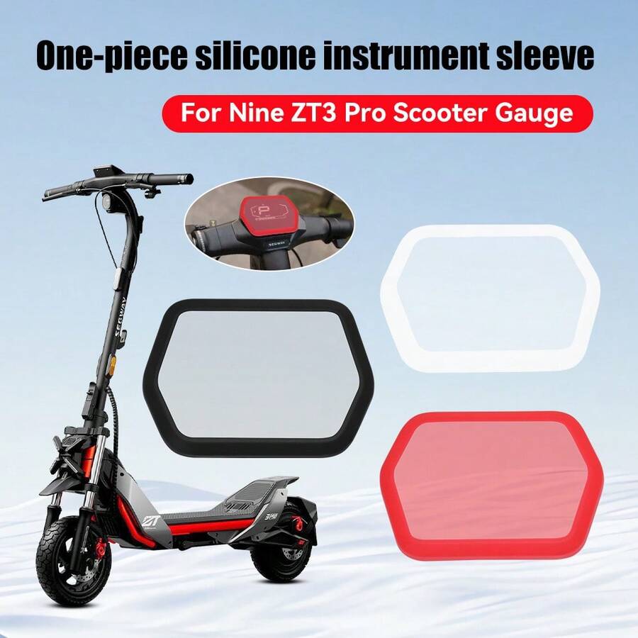 全新软硅胶保护套配件全屏显示保护壳适用于 Segway EKickScooter ZT3 Pro 电动滑板车