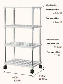 2/4-Storey Multifunctional Storage Rack, Large And Thick Storage Rack, Layered Storage, Large Capacity Saves Space, Stable And Easy To Install, Suitable For Kitchen, Bathroom, Bedroom, Office, Garage | Open Shelves And Enclosed Cabinets, Bathroom Storage Parts And Storage Space Saving Design,Shelves, Organize Shelves
