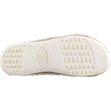 Entrega local--Zapatilla de mujer Signature X-Slide, con ribete de satén y espuma de memoria - Gris pardo - Ver 3