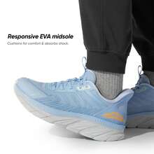 Men's Slip On Comfortable Walking Shoes Running Tennis Athletic Gym Workout Cross Training Sneakers - Màu xanh nhạt - Xem 4