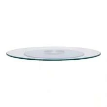 Futchoy 23.62inch Glass Lazy Susan Turntable Dining Table Centerpiece Large Serving Plate - 1 - 查看 11
