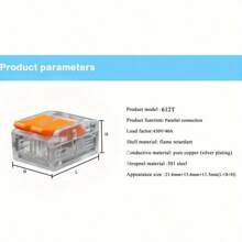 10pcs Universal Compact Wire Connectors, Splice Electrical Wire Terminals, Household Connector