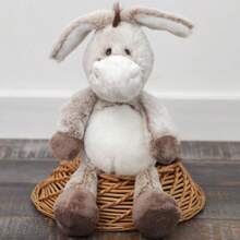 1pc Cute Cartoon Donkey Plush Doll, Random Color, Companion For Dogs To Sleep With, Allowing Dogs To Self-Exercise, Suitable For Small And Medium Breed Dog Toys